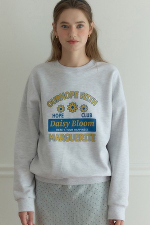 Hope Club Sweatshirt - Light Grey