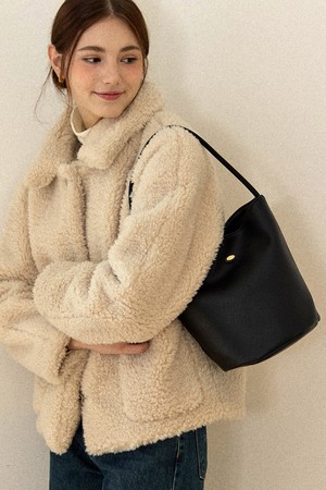 Barrel Tote Bag - Black