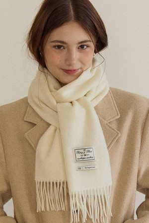 Ordinary Wool Muffler - Ivory