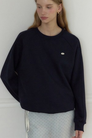 Cutline Raglan Sweatshirt - Navy