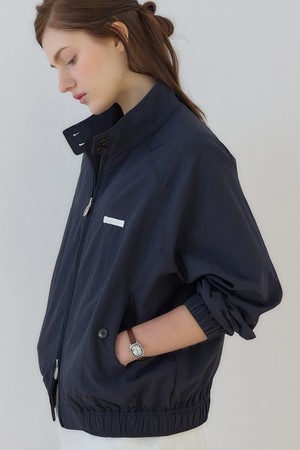 브리즈 실버리 포인트 블루종 자켓 - Navy