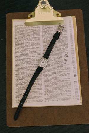 헥사 클래식 레더 와치 - Black