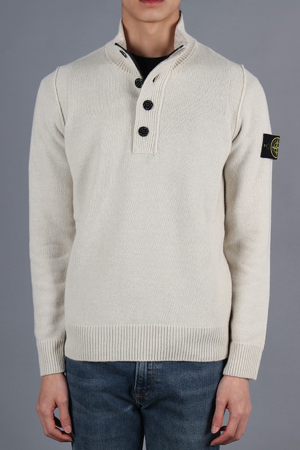 STONE ISLAND - 스웨터 - 스톤아일랜드 반지퍼 울니트 7915540A3 V0097 매니아온