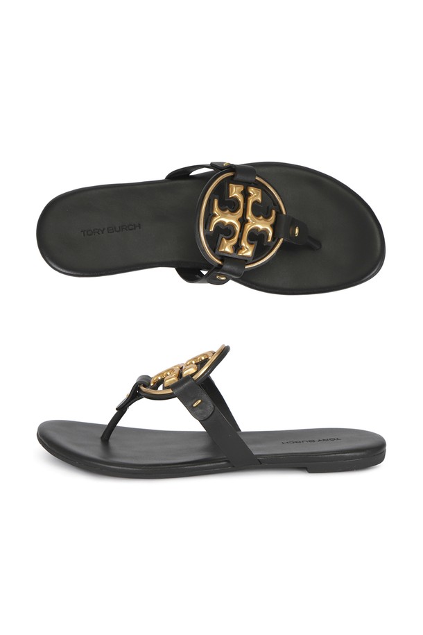 TORY BURCH - 샌들/뮬/슬리퍼 - 토리버치 메탈 MILLER 밀러 샌들 136593 006 매니아온