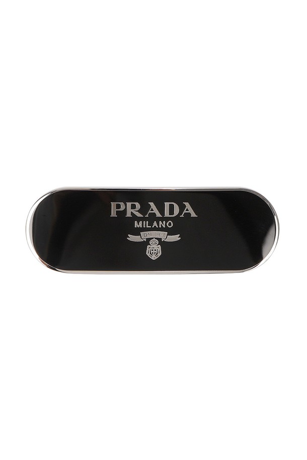 PRADA - 헤어 ACC - 프라다 로고 메탈 헤어클립 1IF022 2BA6 F0002- 매니아온