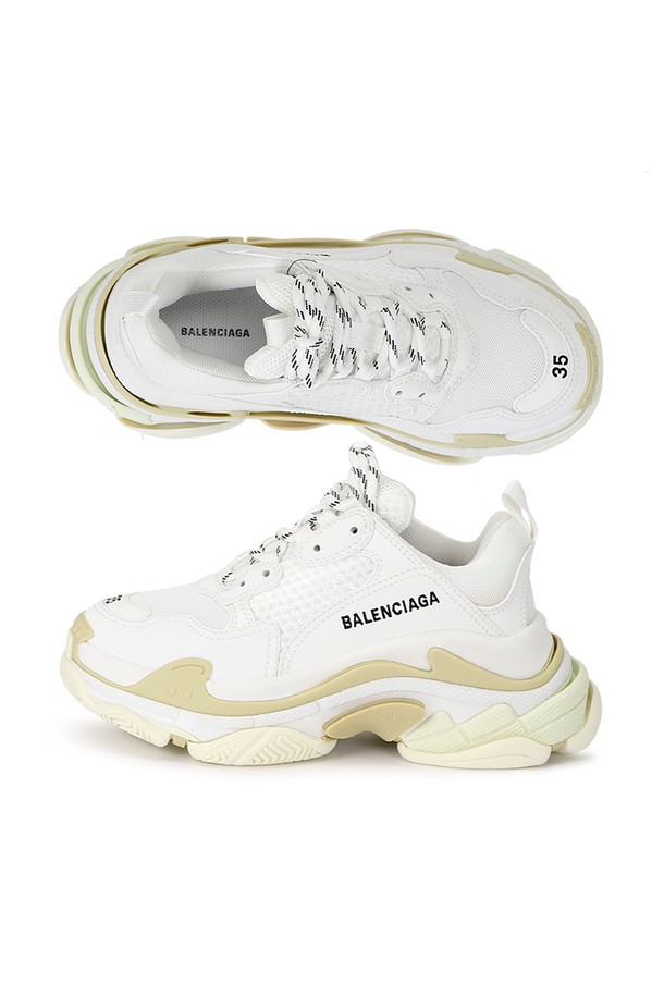 BALENCIAGA - 스니커즈 - 발렌시아가 트리플S 여성 스니커즈 524036 W2CA1 9000 매니아온