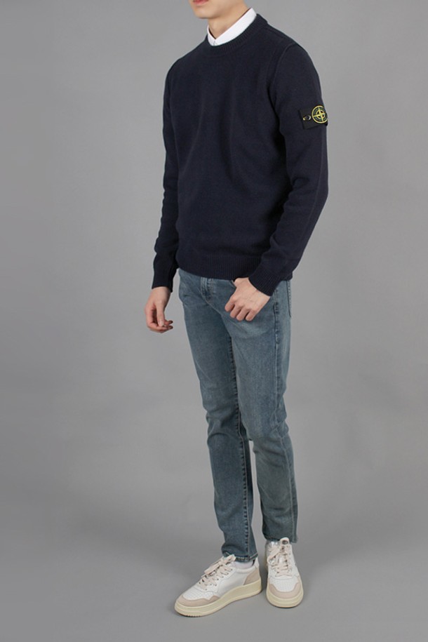 STONE ISLAND - 스웨터 - 스톤아일랜드 스토키네트 스티치 울니트 7915508A3 A0020 매니아온