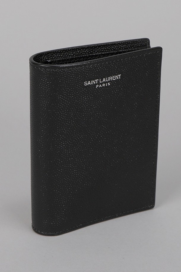 SAINT LAURENT - 지갑 - 24FW 생로랑 로고 반지갑 668726 BTY0N 1000 매니아온