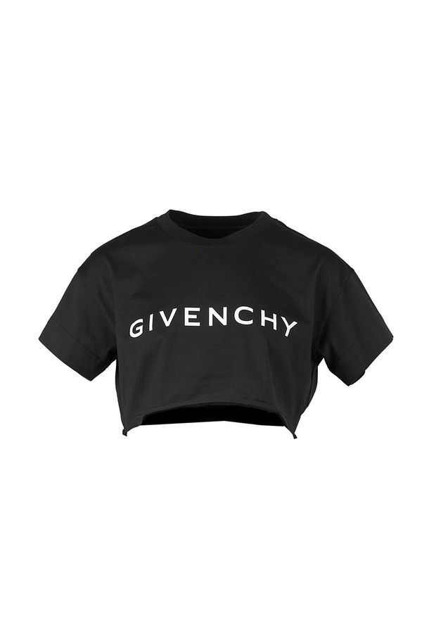 GIVENCHY - 반소매 티셔츠 - 지방시 아키타입 크롭티 BW70C53YAC 001 매니아온