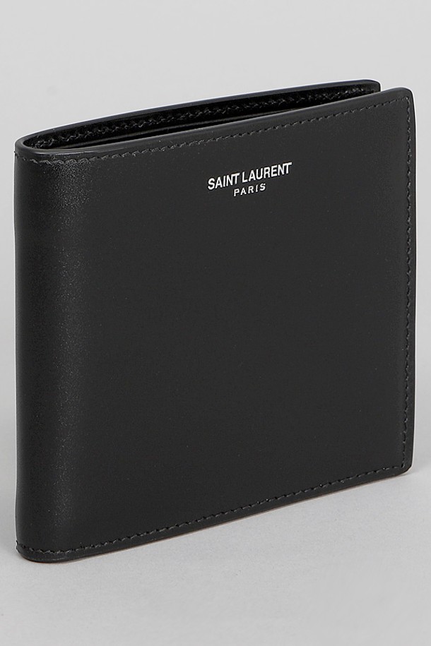 SAINT LAURENT - 지갑 - 24FW 생로랑 로고 반지갑 396307 0U90N 1000 매니아온