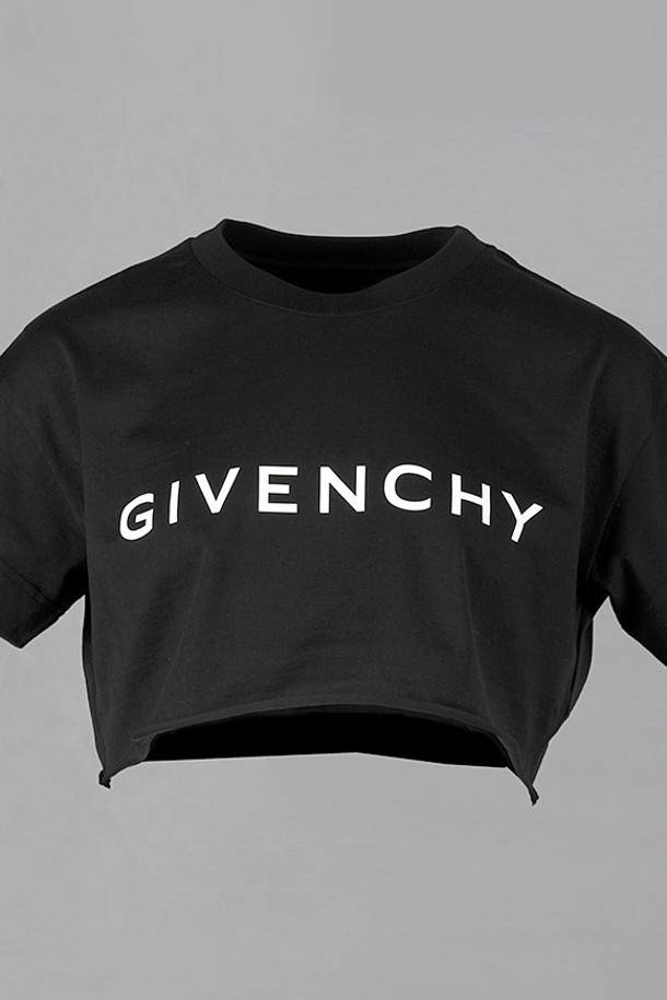 GIVENCHY - 반소매 티셔츠 - 지방시 아키타입 크롭티 BW70C53YAC 001 매니아온