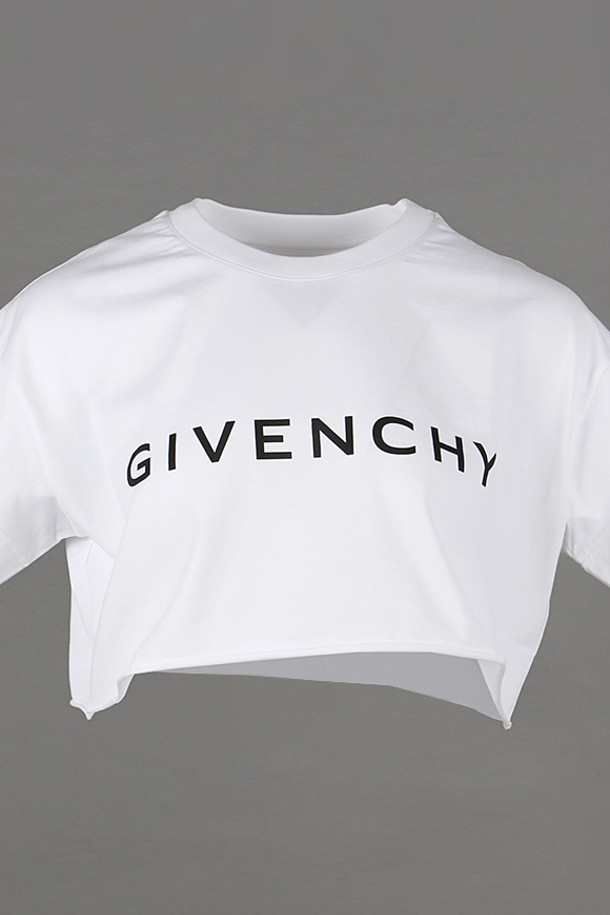 GIVENCHY - 반소매 티셔츠 - 지방시 아키타입 크롭티 BW70C53YAC 100 매니아온