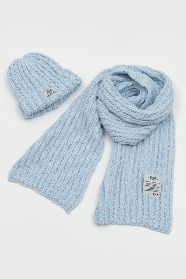 RECLOW - 스카프/머플러 - HALFNA MUFFLER BEANIE SET 3 COLOR