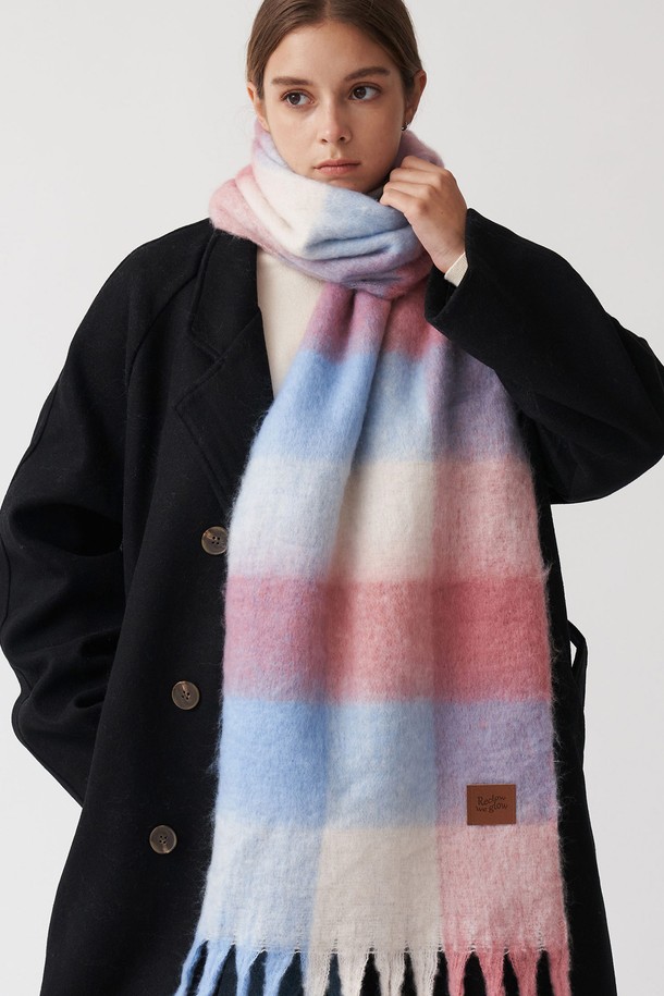 RECLOW - 스카프/머플러 - SNOW CHECK MUFFLER 6 COLOR