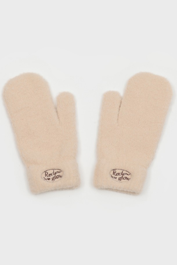 RECLOW - 기타소품 - FLUFFY LOGO MITTEN GLOVE 7 COLOR