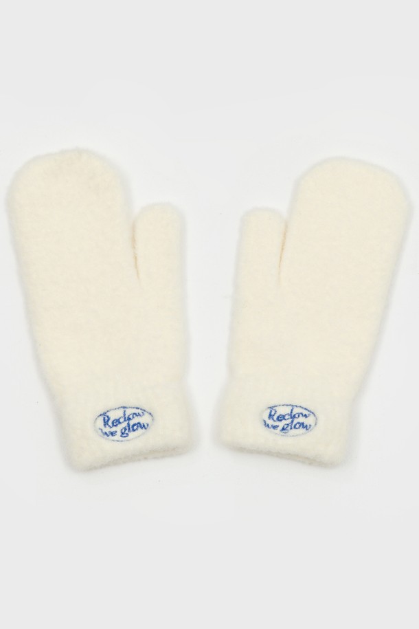 RECLOW - 기타소품 - FLUFFY LOGO MITTEN GLOVE 7 COLOR