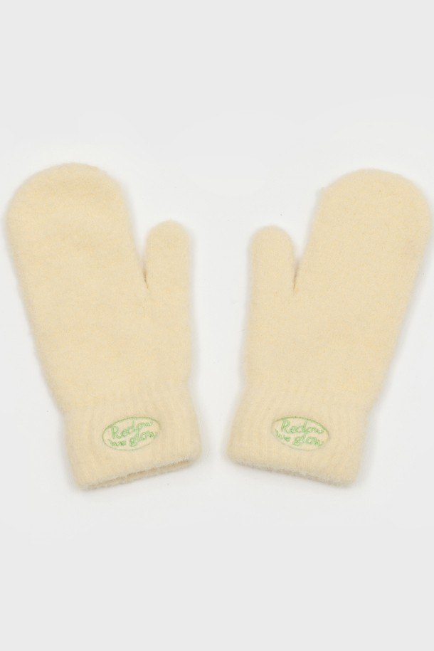 RECLOW - 기타소품 - FLUFFY LOGO MITTEN GLOVE 7 COLOR