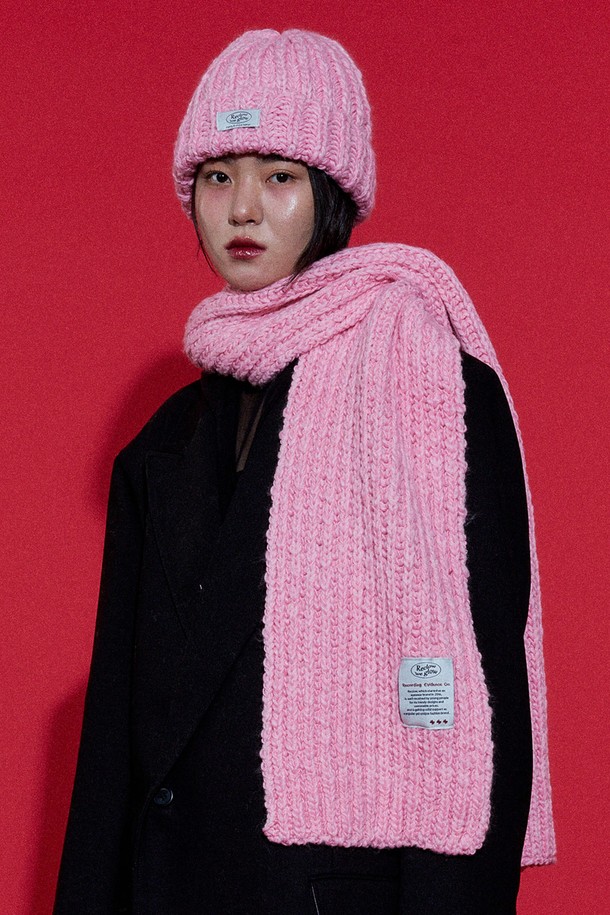 RECLOW - 스카프/머플러 - HALFNA MUFFLER BEANIE SET 3 COLOR