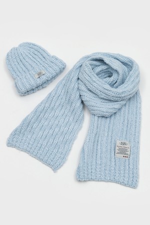 HALFNA MUFFLER BEANIE SET 3 COLOR