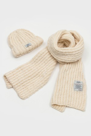 HALFNA MUFFLER BEANIE SET 3 COLOR