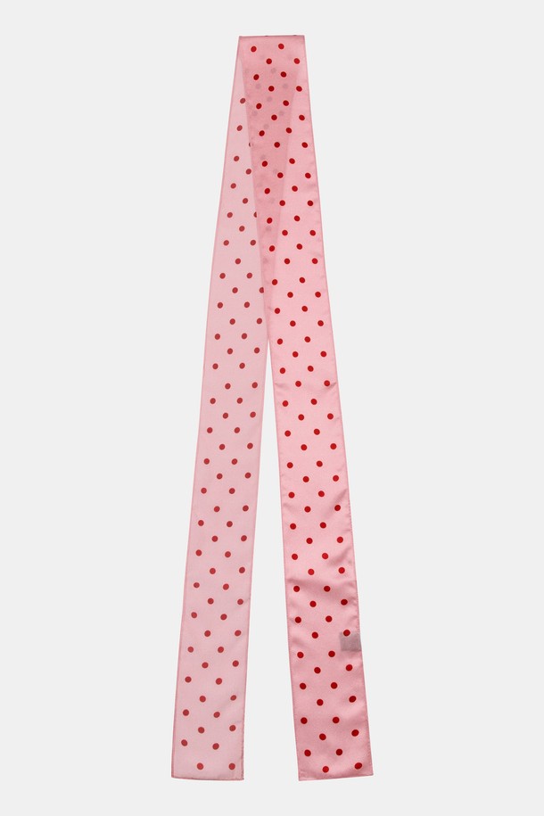 RECLOW - 스카프/머플러 - DOT SILK LONG SCARF 스카프 4 COLOR