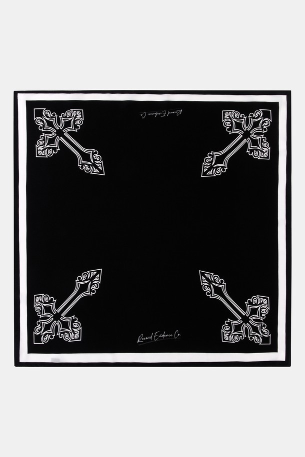 RECLOW - 스카프/머플러 - CROSS SILK SCARF 스카프 3 COLOR