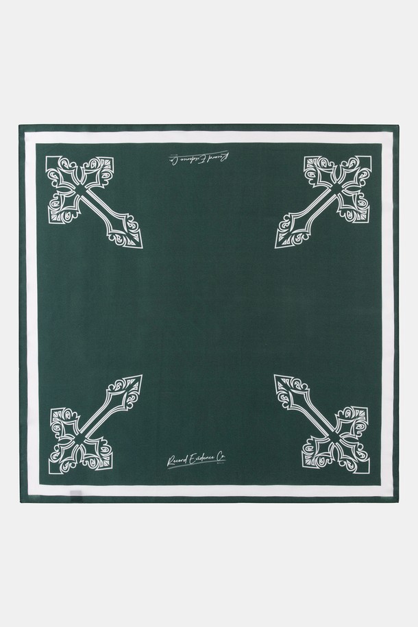 RECLOW - 스카프/머플러 - CROSS SILK SCARF 스카프 3 COLOR