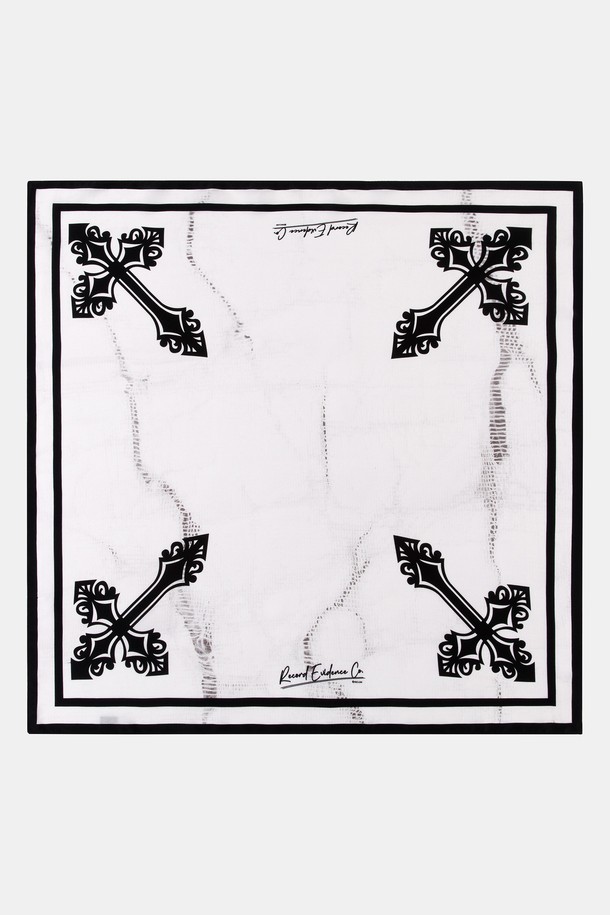 RECLOW - 스카프/머플러 - CROSS SILK SCARF 스카프 3 COLOR