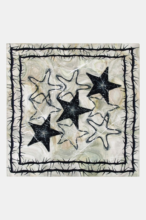 RECLOW - 스카프/머플러 - TRIPLE STAR SCARF 스카프 2 COLOR