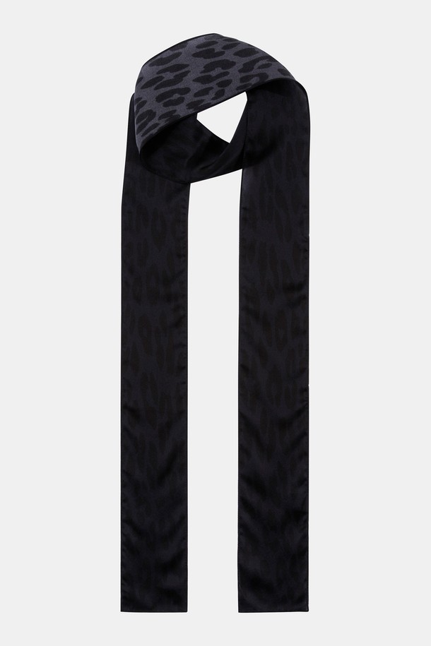 RECLOW - 스카프/머플러 - LEOPARD SILK LONG SCARF 스카프 2 COLOR