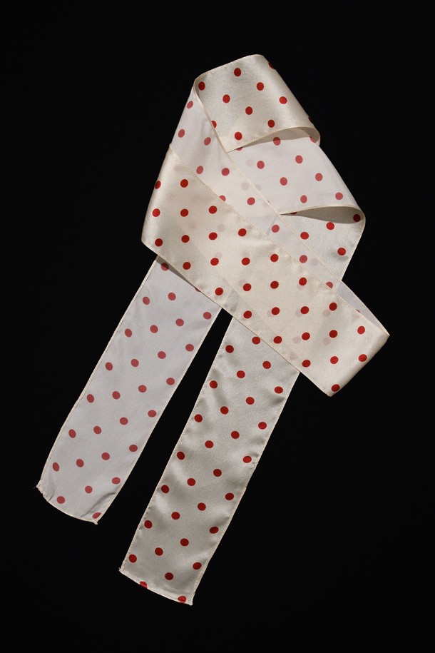 RECLOW - 스카프/머플러 - DOT SILK LONG SCARF 스카프 4 COLOR