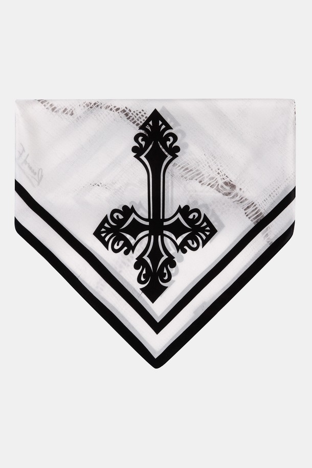 RECLOW - 스카프/머플러 - CROSS SILK SCARF 스카프 3 COLOR