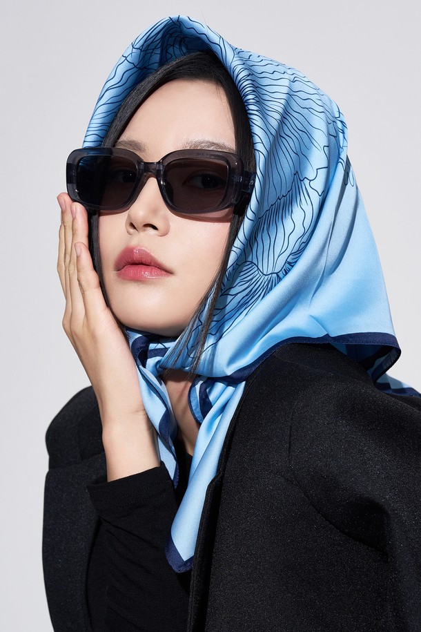 RECLOW - 스카프/머플러 - CORAL SCARF BLUE 스카프