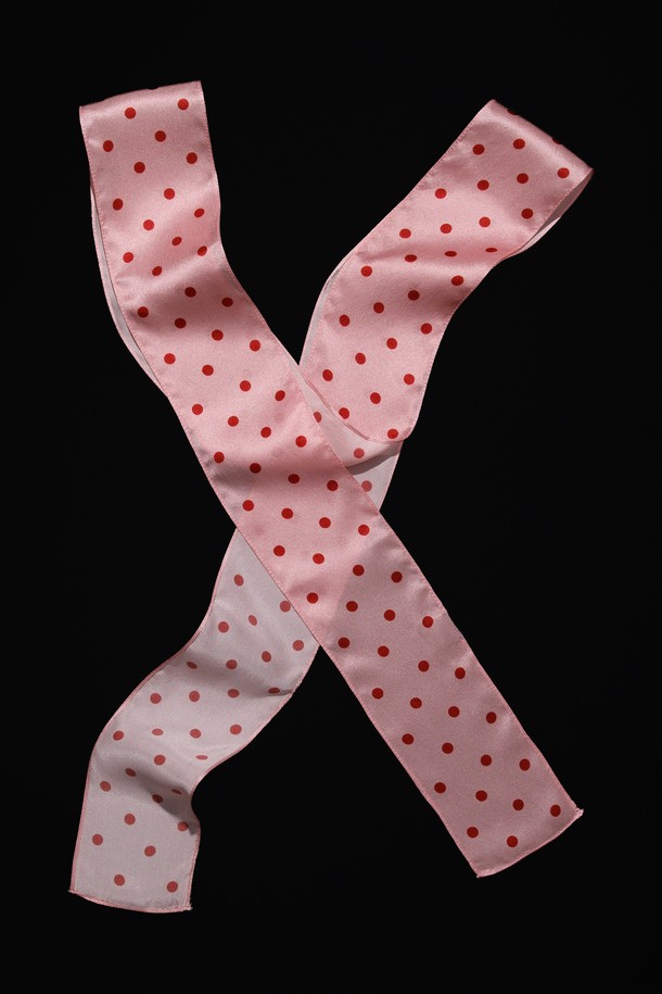 RECLOW - 스카프/머플러 - DOT SILK LONG SCARF 스카프 4 COLOR