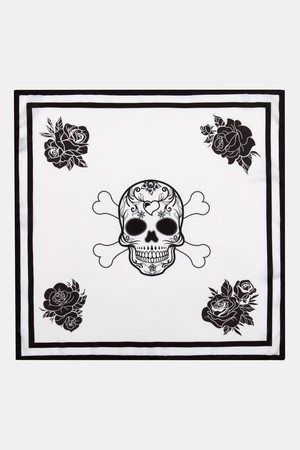 ROSE SKELETON SCARF BLACK 스카프