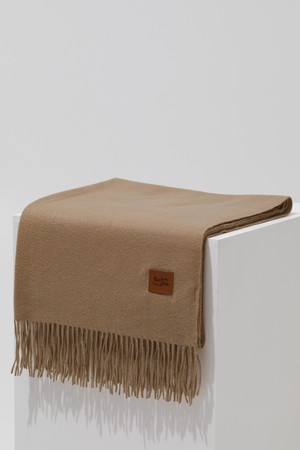 ENORMOUS 숄 캐시미어 100% 머플러 BEIGE