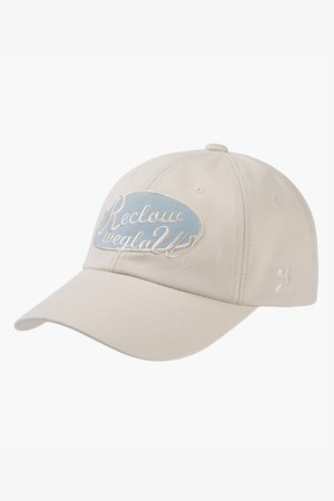 [4월 28일 출고] GLOW 로고 볼캡 IVORY