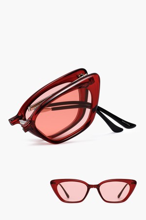 ENCLOS F 폴더 선글라스 WINE