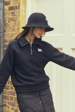 배색윙카라 티셔츠 (블랙)_BLACK-a