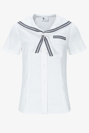 스카프형 마린 셔츠 (화이트)_WHITE-a