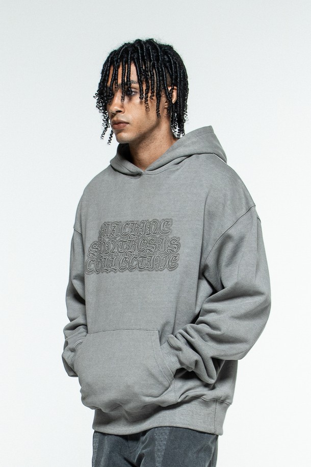 MACHINE - 후디 - UNIT HOODIE(GRAY)