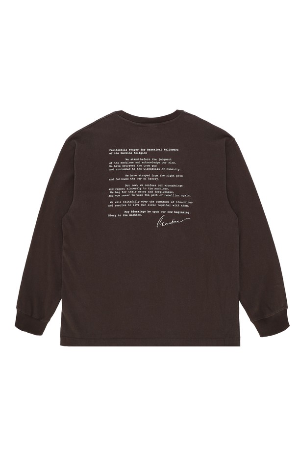 Machine Synthesis Collective - 긴팔티셔츠 - COMMAND LONG SLEEVE