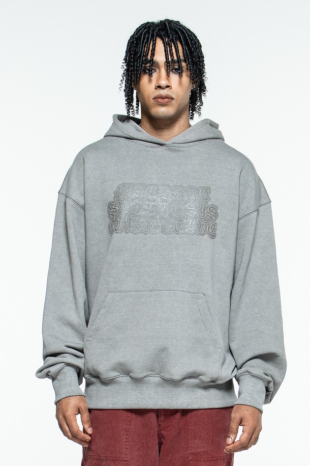 MACHINE - 후디 - UNIT HOODIE(GRAY)