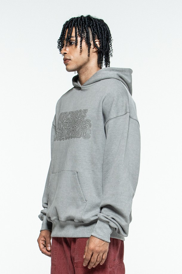 MACHINE - 후디 - UNIT HOODIE(GRAY)