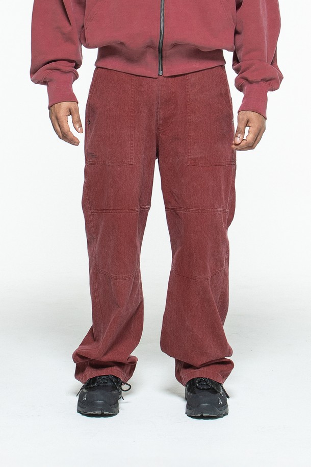 MACHINE - 캐주얼팬츠 - WORK PANTS(RED)