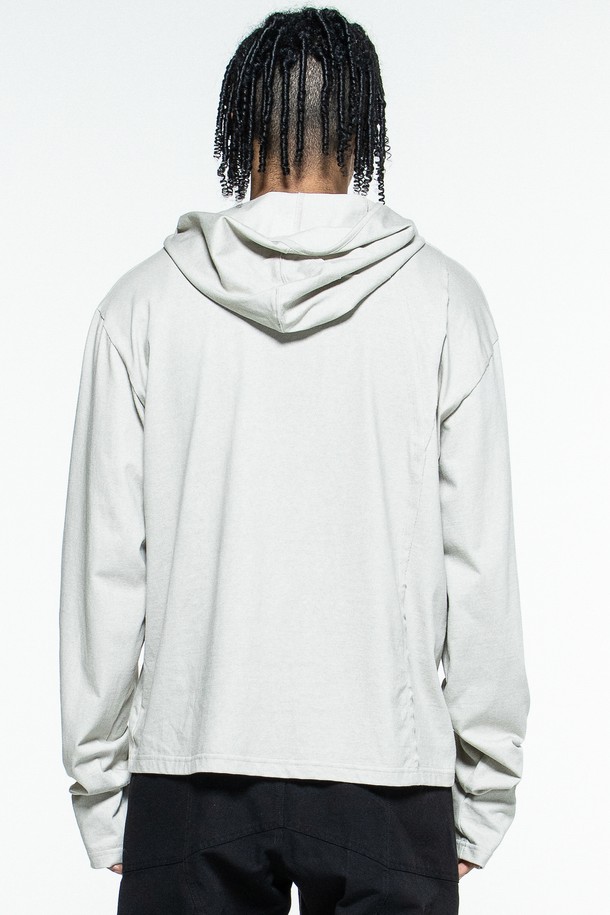 MACHINE - 긴팔티셔츠 - ANOMA HOODED LONGSLEEVE(DESERT)