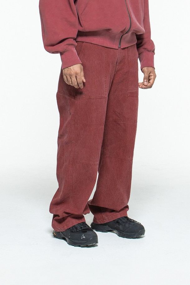 MACHINE - 캐주얼팬츠 - WORK PANTS(RED)