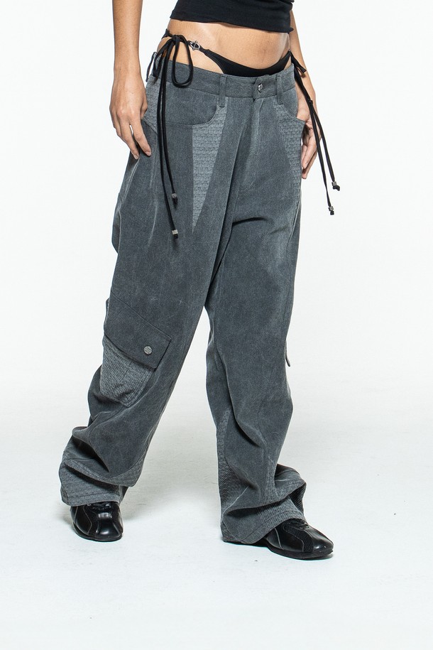 MACHINE - 캐주얼팬츠 - COG CARGO PANTS(CHARCOAL)[11/20 출고]