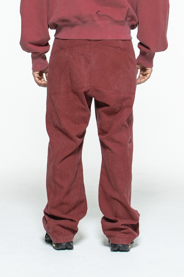 MACHINE - 캐주얼팬츠 - WORK PANTS(RED)