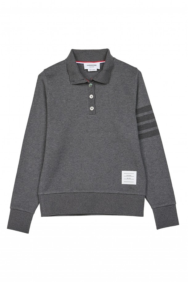 THOM BROWNE - 스웨터 - 톰브라운 FJT250A J0051 025 여자 퍼넬넥 니트